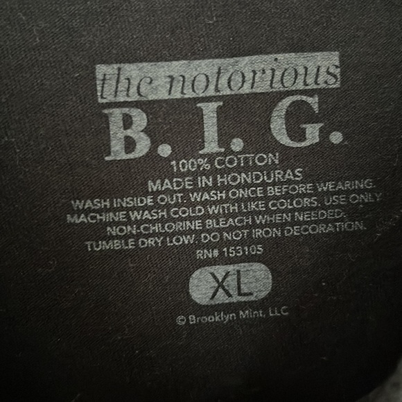 The Notorious B.I.G Unisex Short sleeve Tee shirt size XL - Picture 4 of 7
